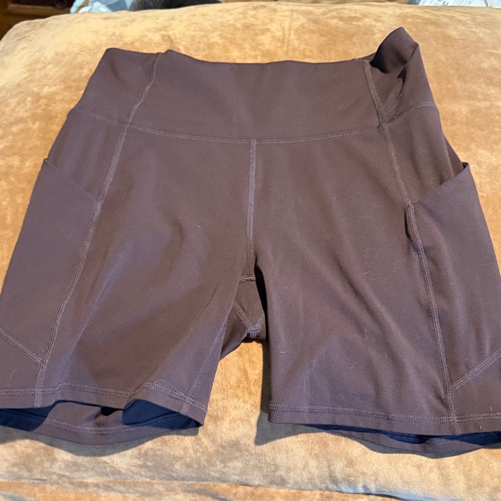 Fabletics Women's Chocolate Bike Shorts